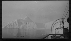 Image of Iceberg seen across BEOTHIC rail